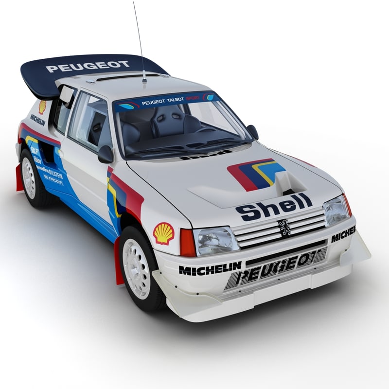 3ds max peugeot 205 16